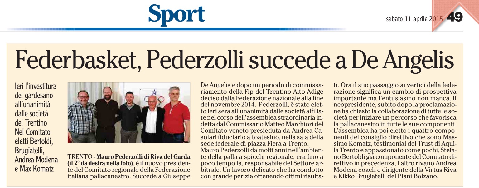 Adige 11 aprile