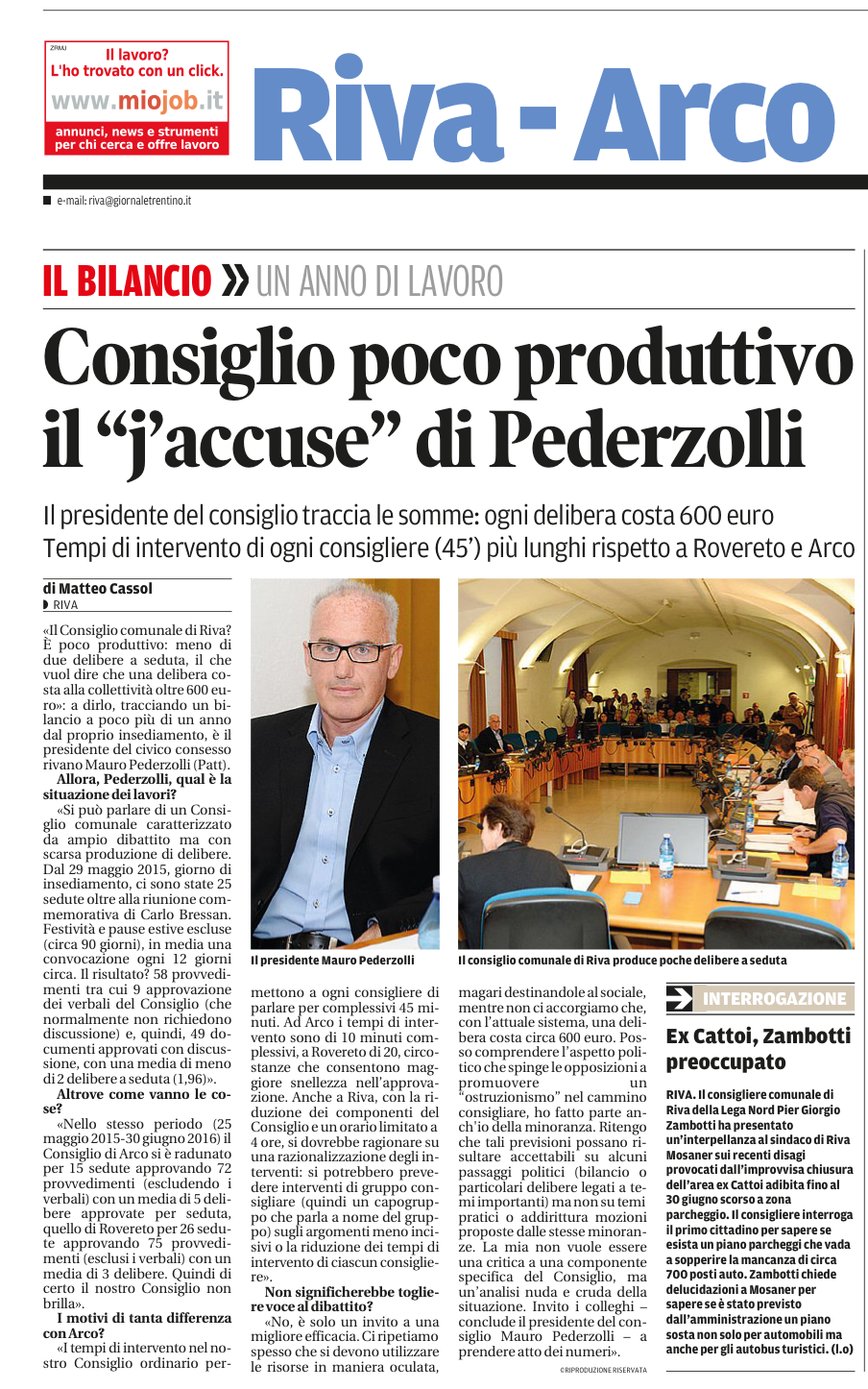 Trentino 10 luglio 2016