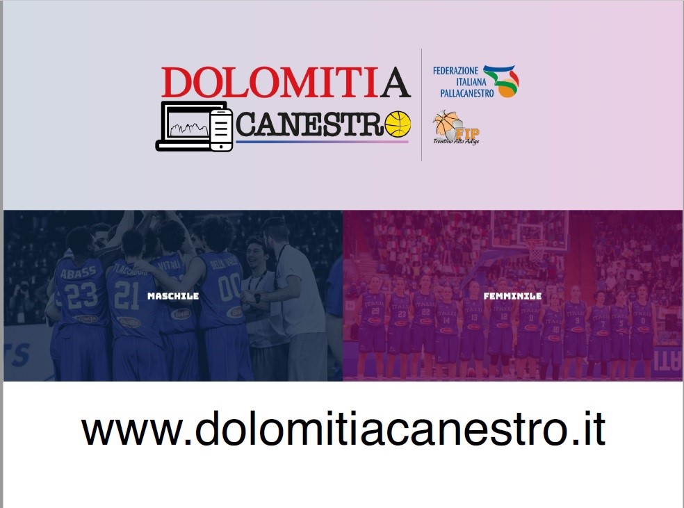 DOLOMITI A CANESTRO – nuovo sito del basket Regionale