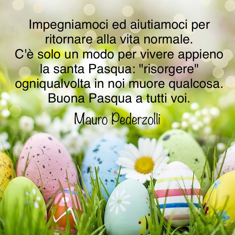 Sinceri auguri a tutti.