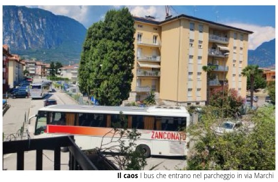 Prevedibile caos viabilità sulle vie Grez ed Italo Marchi